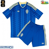 Sverige Bortedraktsett Barn VM 2026 Kortermet (+ Korte bukser)